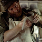 John Leach at Muchelney in 1982/3